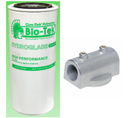 Bio-Tek water absorbing filter (complete - with head)